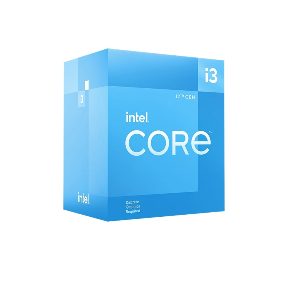 Intel Core i3-12100F | Gen 12 | LGA1700 | 4 Nhân / 8 Luồng | Turbo 4.30GHz | Cache 12MB | TDP 58W | Không GPU