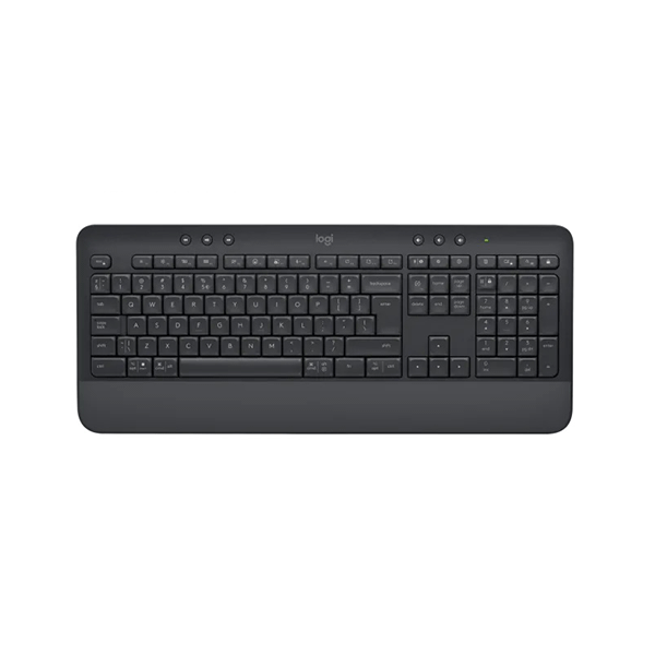 Bàn phím không dây Logitech K650 Signature (Bluetooth/Wireless/ Đen, Xám