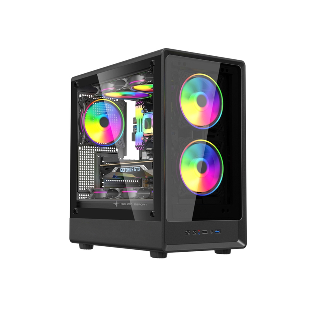 Vỏ Máy Tính KENOO ESPORT MK326 - Màu Đen 