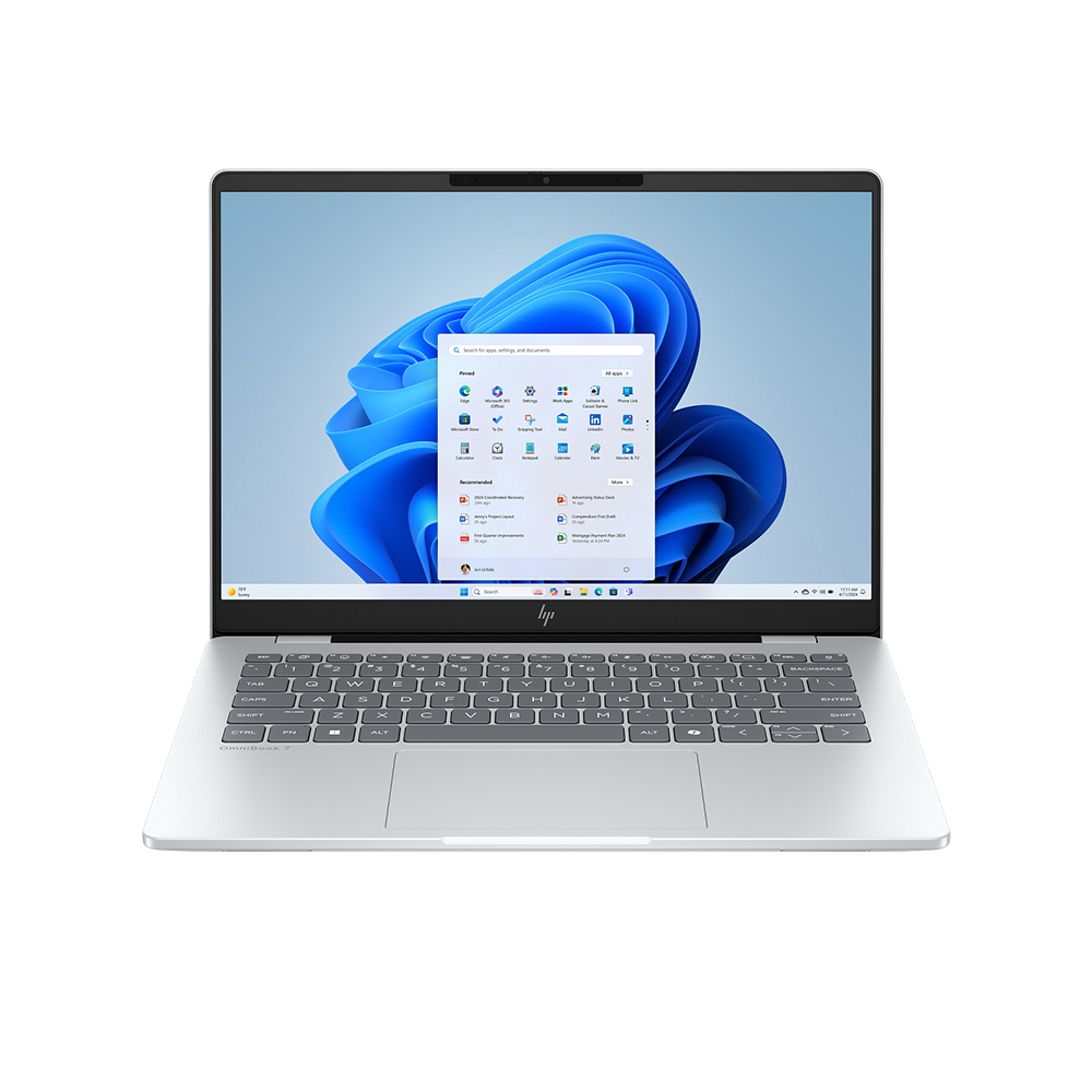 Laptop HP OmniBook 7 14-fr0033TU C1MN2PA (Intel Core Ultra 5 225U | 14 inch 2K IPS | 16GB | 512GB | Win 11 | Office | Bạc)