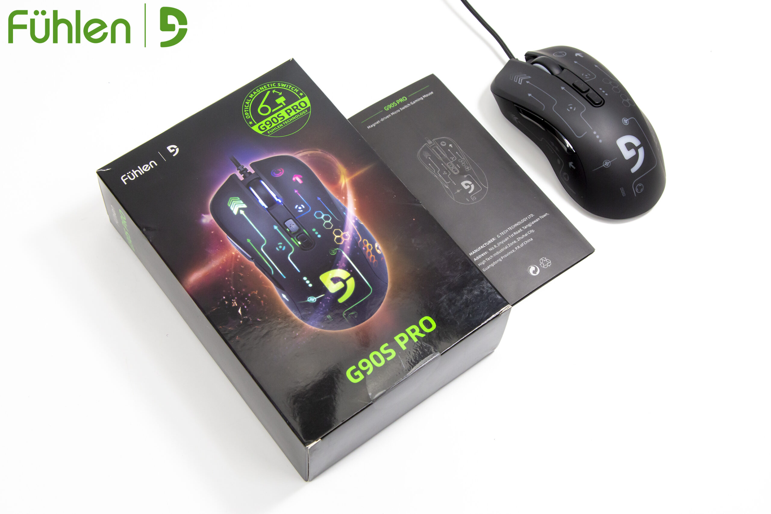 Chuột Gaming Fuhlen G90S Pro (USB/Led RGB)