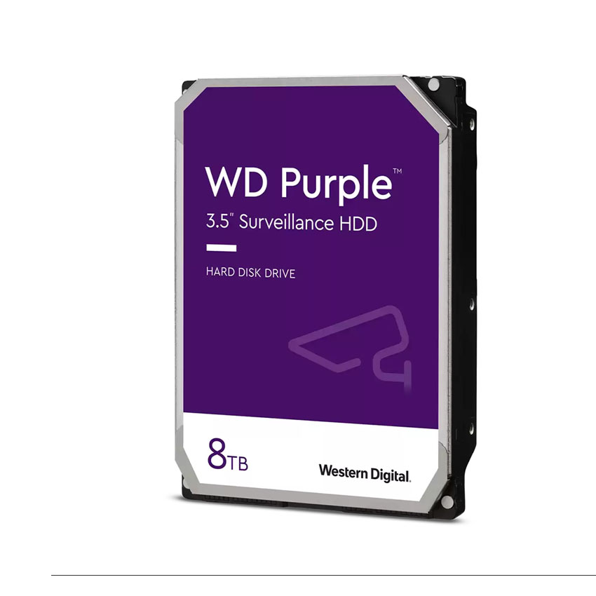 Ổ Cứng HDD WD Purple 8TB 3.5 inch, 5640RPM, SATA III, 256MB Cache (WD85PURZ)
