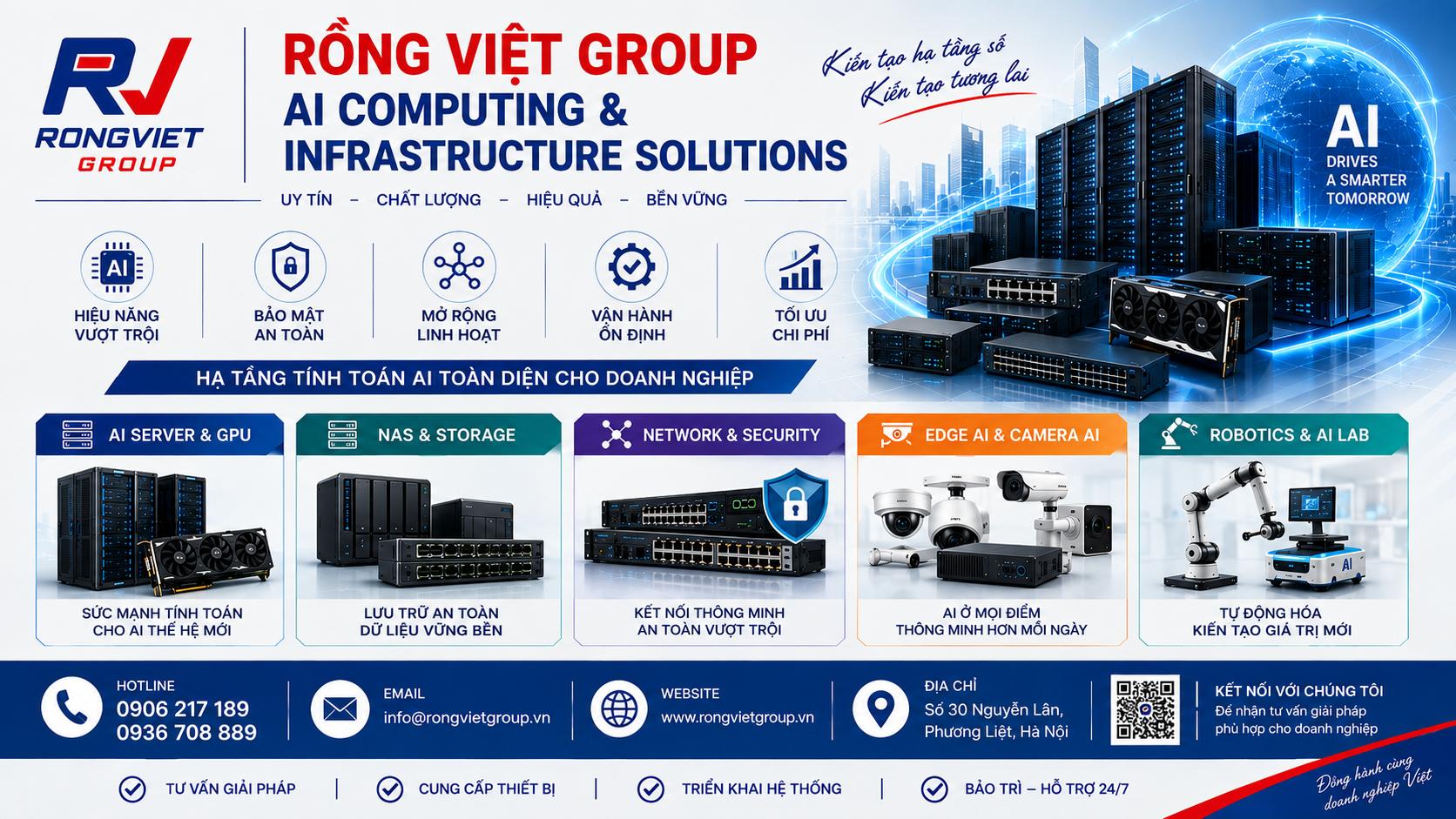 RỒNG VIỆT GROUP - AI COMPUTING & INFRASTRUCTURE SOLUTIONS
