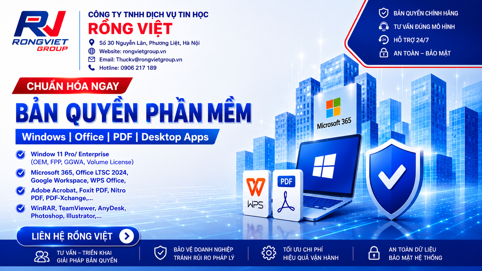 Chuẩn Hóa Bản Quyền Phần Mềm – Giải Pháp Bảo Vệ Doanh Nghiệp Toàn Diện