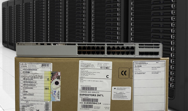 C9200L-24P-4G-E Cisco Catalyst 9200L 24 Port PoE+ 370W, 4x1G uplink, Network Essentials