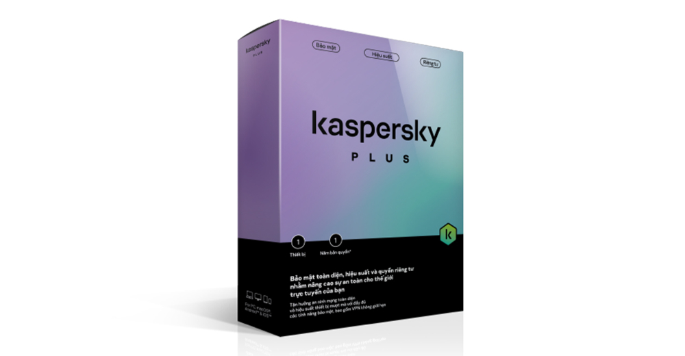 Bản quyền phần mềm Kaspersky Plus SEA 3-Dvc 1Y Bs RP ( KL10424UCFS)