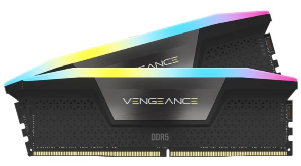 RAM PC CORSAIR VENGEANCE RGB 128GB (2x64GB) DDR5 6400Mhz (CMH128GX5M2B6400C42)